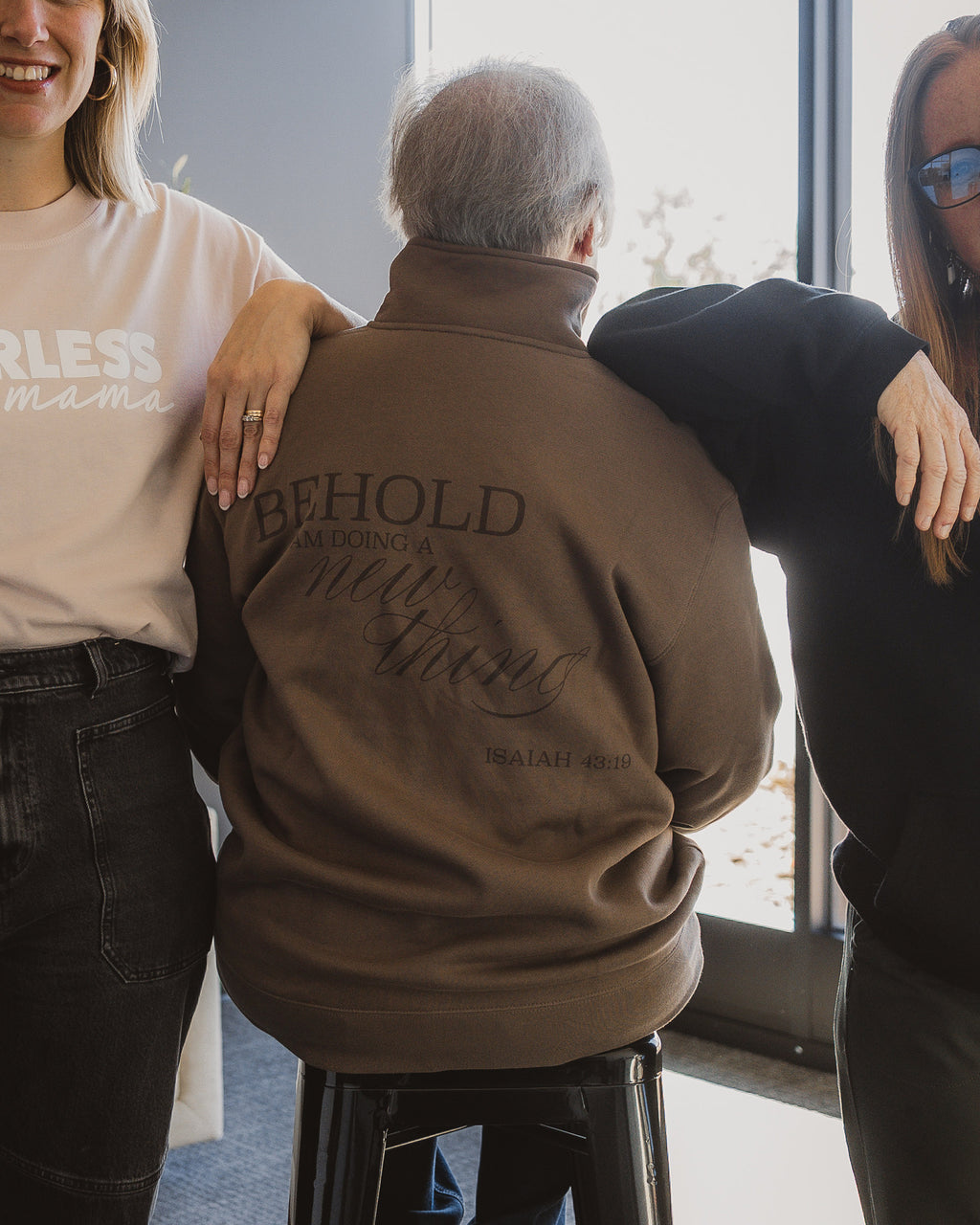 Fearless Brown Quarter Zip